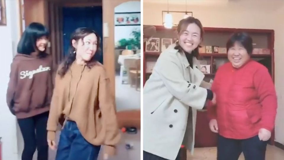 Tochter, Mutter, Oma und Uroma: Vier Generationen in einem Video – warum diese Challenge in China viral geht Tochter, Mutter, Oma und Uroma: Vier Generationen in einem Video – warum diese Challenge in China viral geht