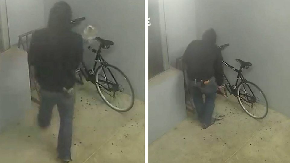 Dumme Idee: Dieb will Fahrrad stehlen - doch er sucht sich dafür den denkbar ungünstigsten Ort aus Dumme Idee: Dieb will Fahrrad stehlen - doch er sucht sich dafür den denkbar ungünstigsten Ort aus