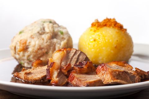 Schweinebraten mit Knödel