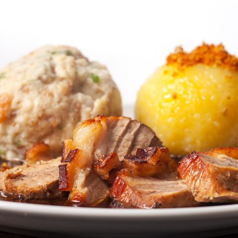 Schweinebraten mit Knödel