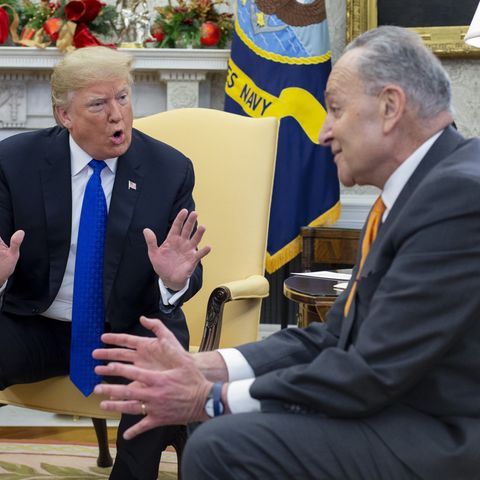 Donald Trump und Chuck Schumer