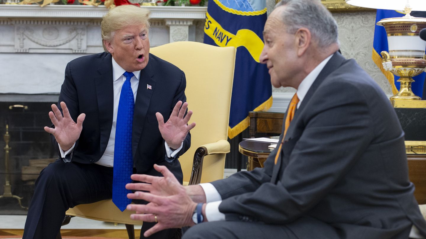 Donald Trump und Chuck Schumer