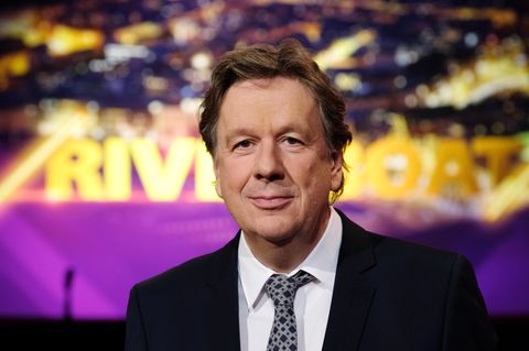 Jörg Kachelmann im TV-Studio von "Riverboat" im MDR