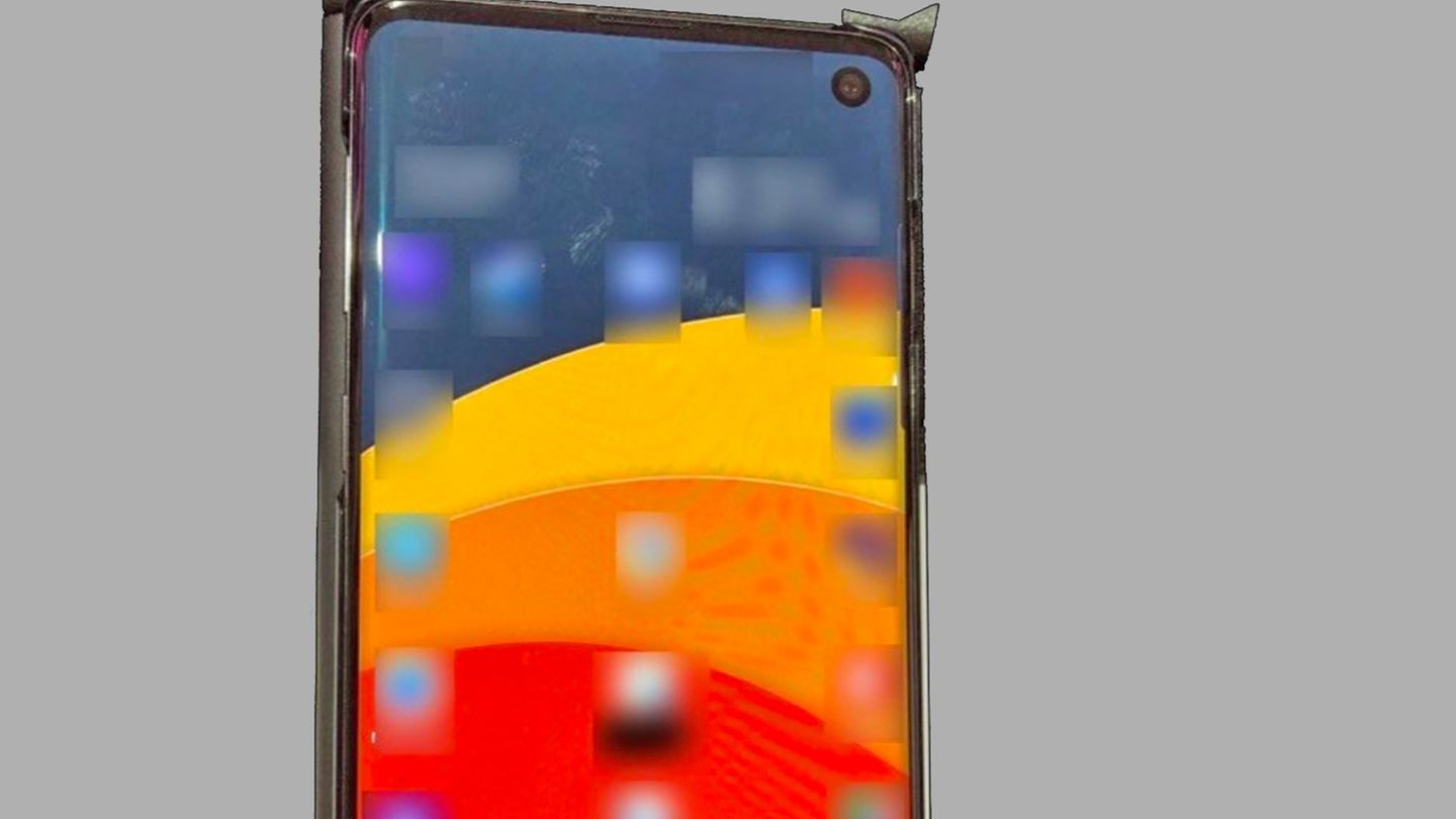 Zeigt dieses Bild das echte Galaxy S10?