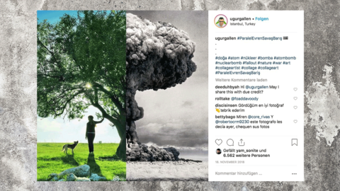 Instagram-Screenshot eines Bildes von Uğur Gallen
