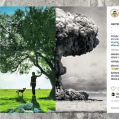 Instagram-Screenshot eines Bildes von Uğur Gallen
