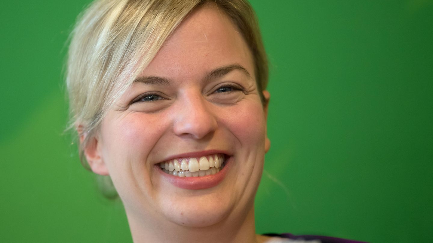 Die Spitzenkandidatin von Bündnis 90/Die Grünen, Katharina Schulze