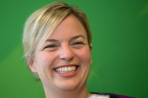 Die Spitzenkandidatin von Bündnis 90/Die Grünen, Katharina Schulze