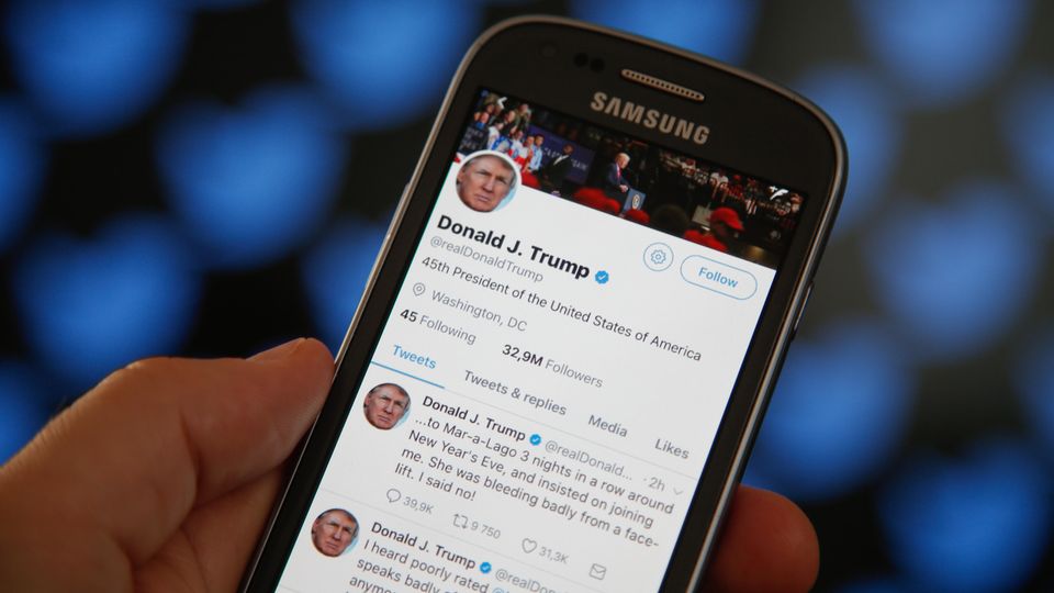 Twitterapp auf Smartphone