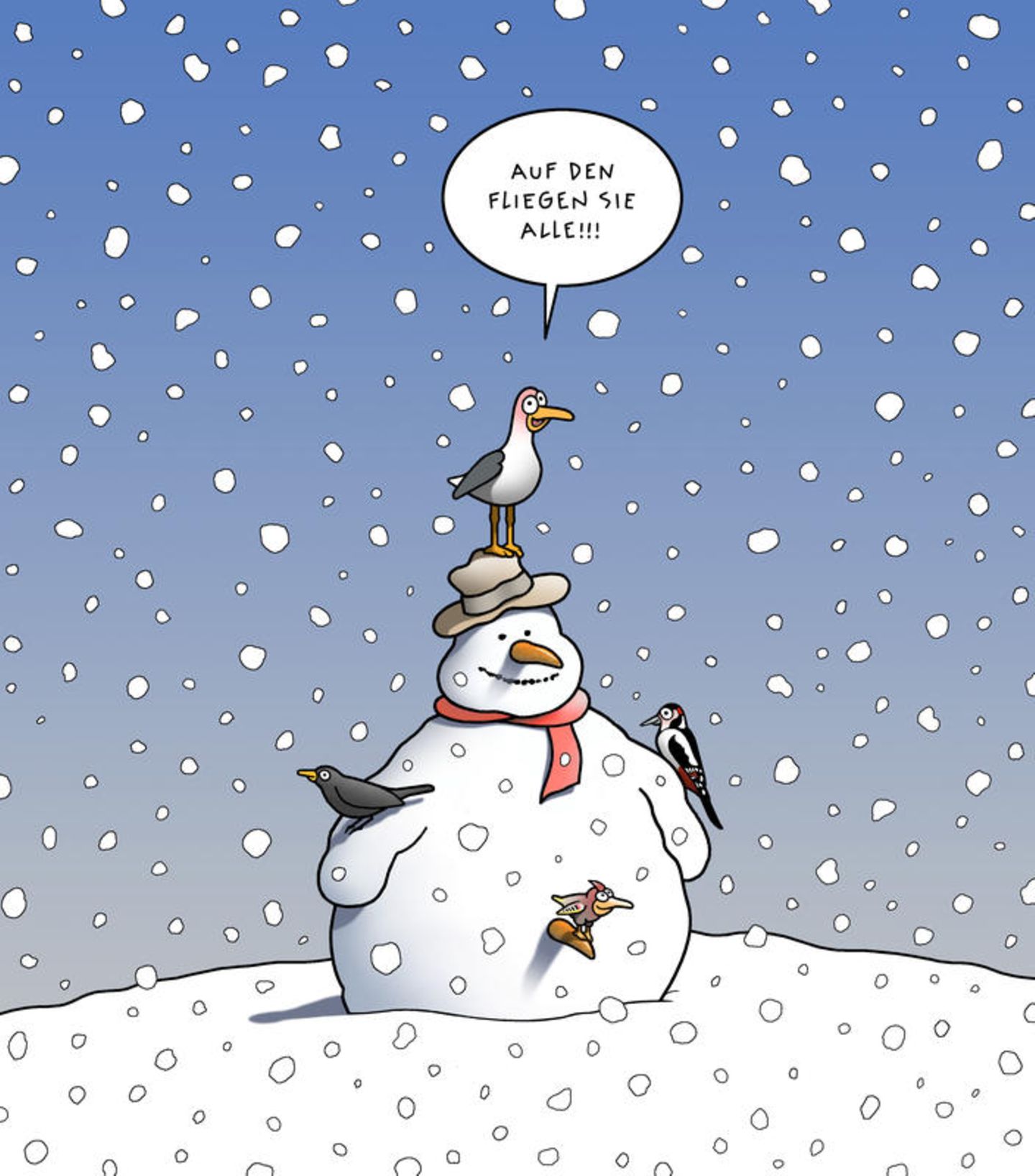 Cartoons: So lustig kann der Winter sein