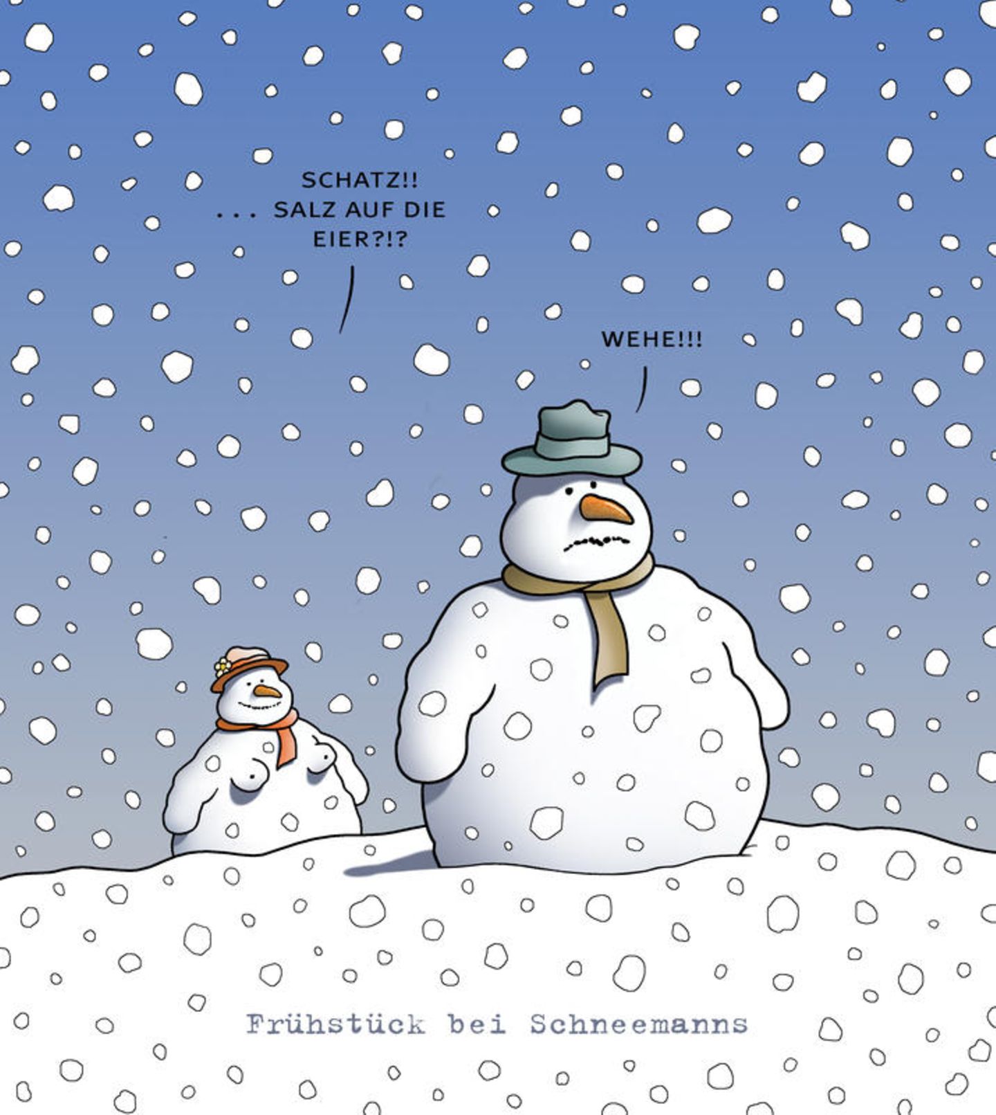 Cartoons: So lustig kann der Winter sein