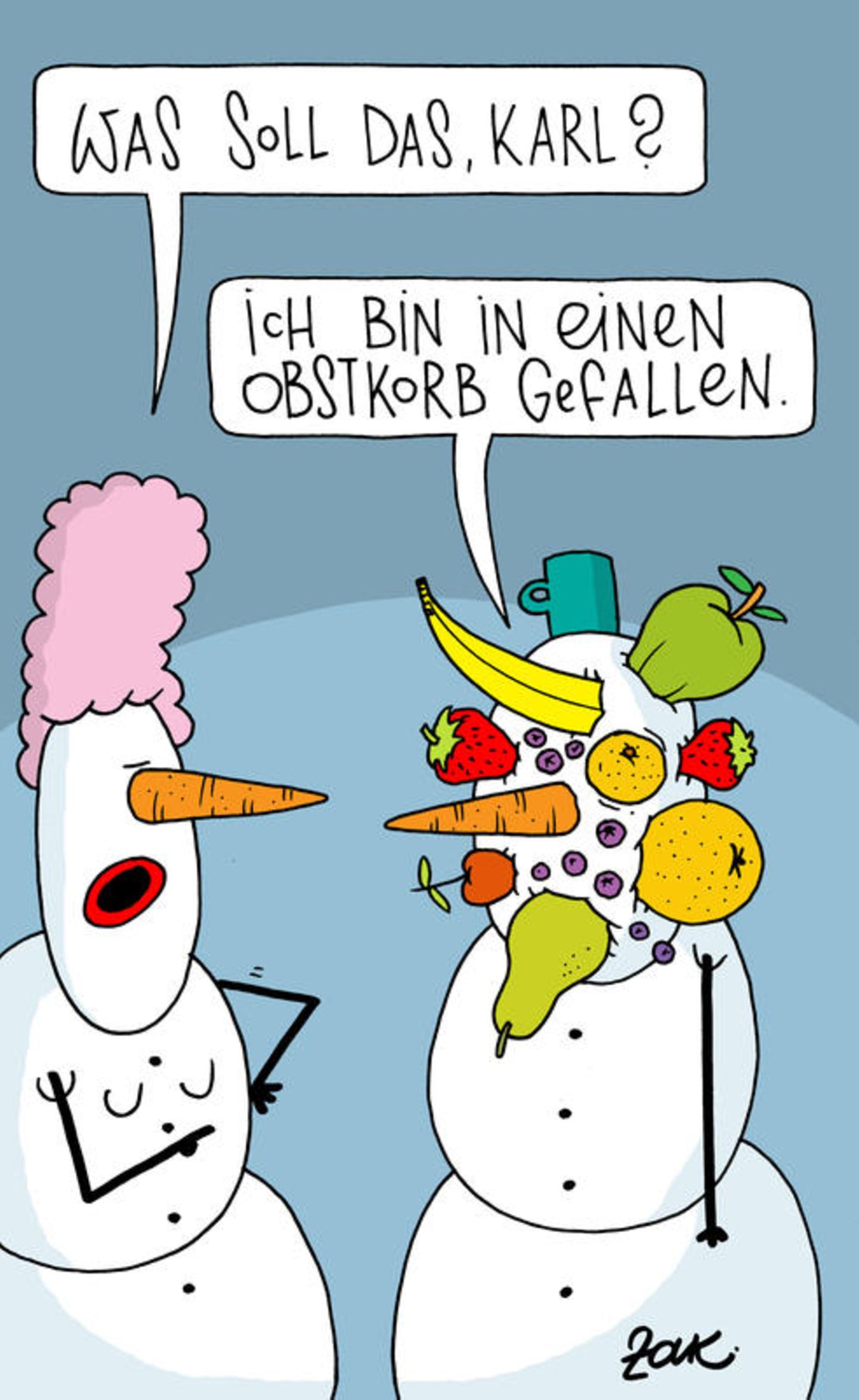 Cartoons: So lustig kann der Winter sein