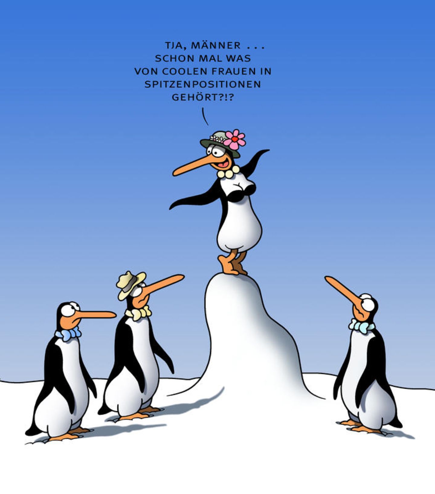 Cartoons: So lustig kann der Winter sein