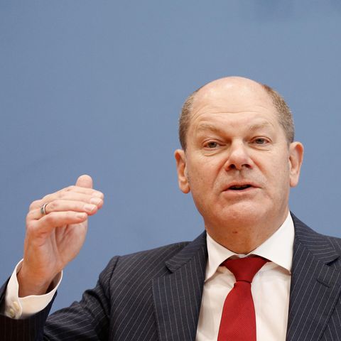 Vizekanzler, Finanzminister und stellvertretender SPD-Vorsitzender Olaf Scholz