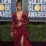 Angezogen und trotzdem ziemlich nackt: Schauspielerin Halle Berry in einer transparenten Robe von Zuhair Murad