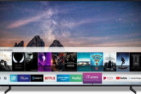 iTunes auf einem Samsung-Fernseher - das hätte man sich früher nicht träumen lassen.
