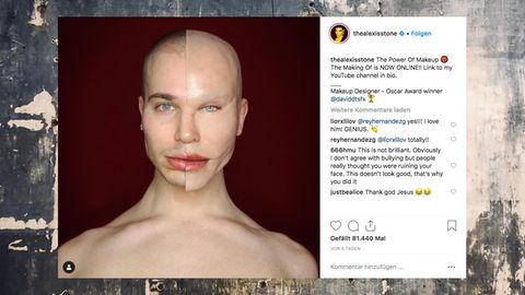 Experiment auf Instagram: Dieser Drag-Star hat monatelang so getan, als hätte er sein Gesicht mit OPs verunstaltet