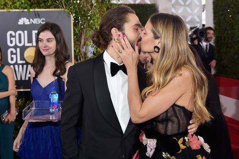 Heidi Klum und ihr Verlobter Tom Kaulitz bei den Golden Globes