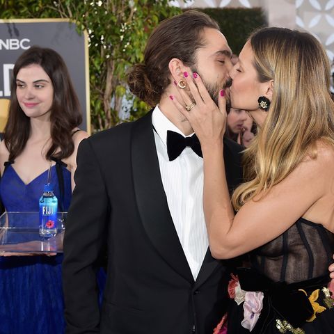 Heidi Klum und ihr Verlobter Tom Kaulitz bei den Golden Globes