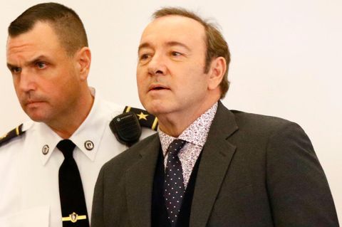 Hollywoodstar Kevin Spacey bei einem Gerichtstermin in Nantucket im US-Bundesstaat Massachusetts