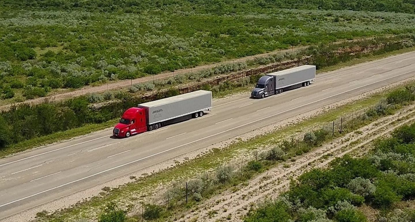 Platooning sollte den Verbrauch senken