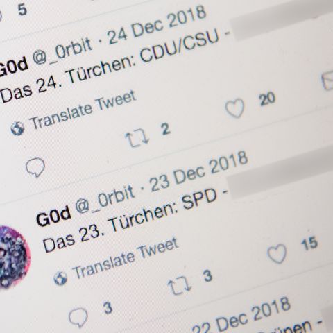 Verbreitet wurden die Links zu den geklauten Daten über einen inzwischen gesperrten Twitter-Account