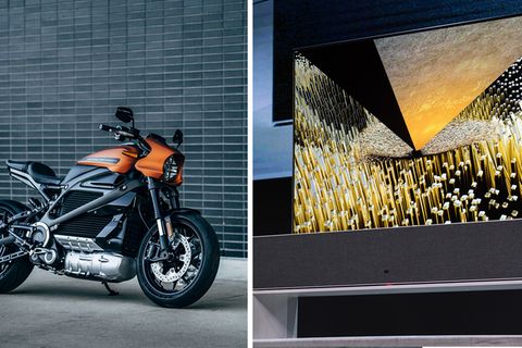 Technik-Messe: Flüsternde Harleys und TVs zum Aufrollen: Das sind die Highlights der CES