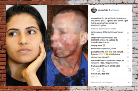 UFC-Kämpferin Polyana Viana und der Mann, der sie ausrauben wollte