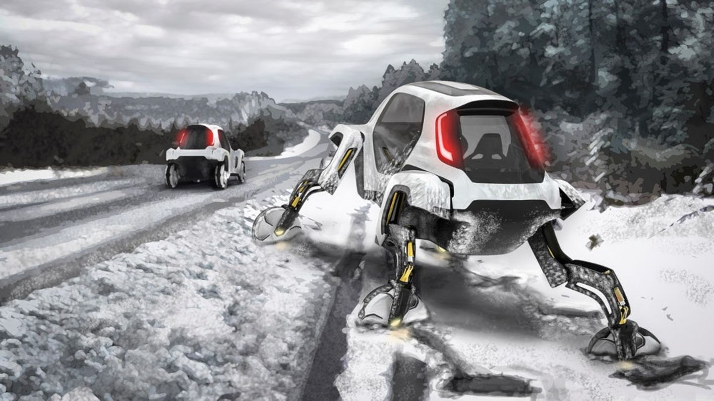 Der Elevate wurde in einer Partnerschaft zwischen dem CRADLE Disruptive Innovations Incubator von Hyundai und dem Detroit Product Innovation Studio Sundberg-Ferar entwickelt.