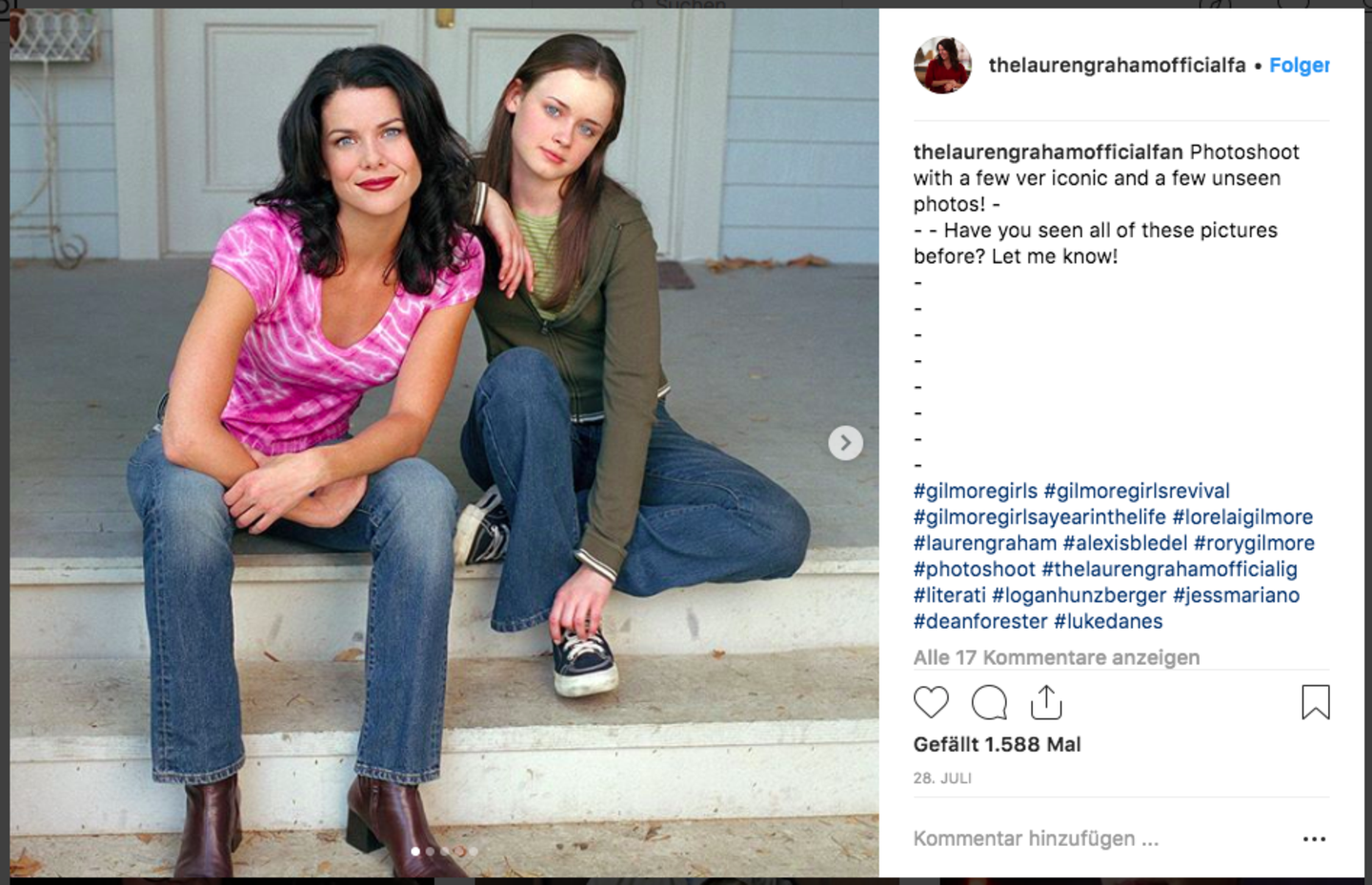 NEON-Style: Lorelai von den "Gilmore Girls" NEON-Style: Lorelai von den "Gilmore Girls"