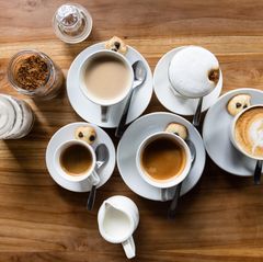 Verschiedene Kaffeesorten