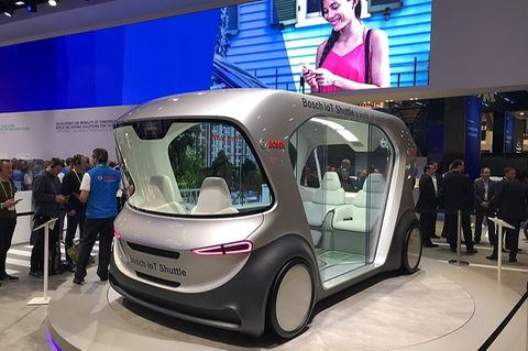Bosch IoT Shuttle auf der CES 2019