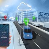 Das ZF Robo-Taxi interagiert mit er Umwelt