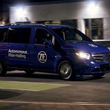 Das ZF Robo-Taxi erstellt seine eigene dreidimensionale Karte, die genauer ist, als die der bekannten Anbieter