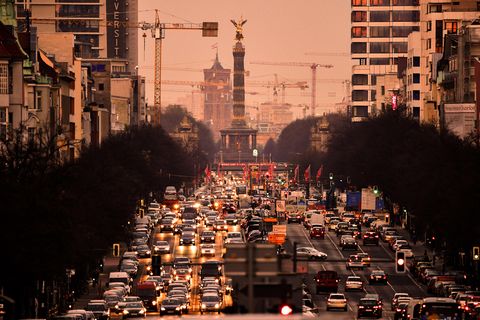 Berufsverkehr in Berlin