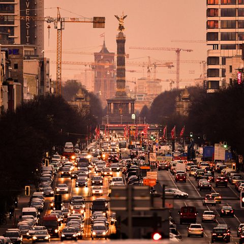 Berufsverkehr in Berlin