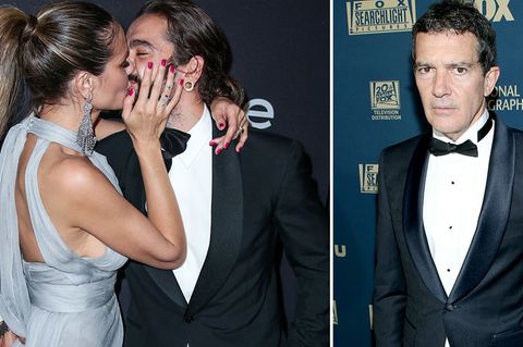 Heidi Klum, Tom Kaulitz und Antonio Banderas bei den Golden Globes