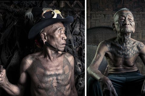 Die Konyak: Die letzten Kopfjäger und ihre Tattoos, die von ihrer wilden Vergangenheit erzählen