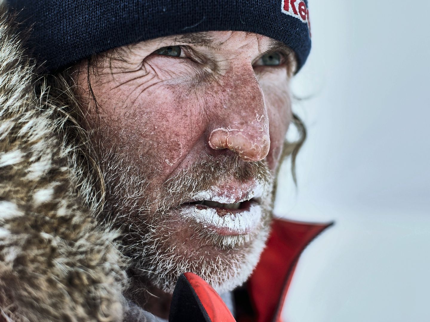 Tiefgekühlt: Die Temperaturen sind so niedrig, dass bei Stefan Glowacz bald Frostbeulen entstehen