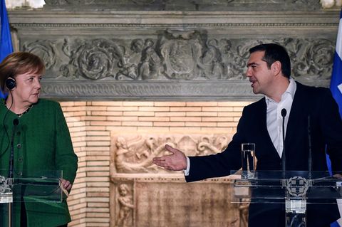 Angela Merkel und Alexis Tsipras: ein ungleiches Paar