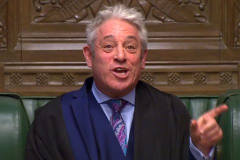 John Bercow im britischen Parlament