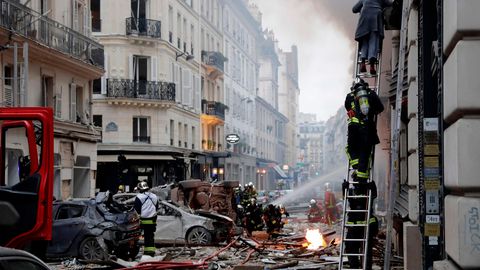 Die heftige Explosion erschütterte gegen 9 Uhr morgens die Pariser Innenstadt