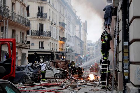 Die heftige Explosion erschütterte gegen 9 Uhr morgens die Pariser Innenstadt