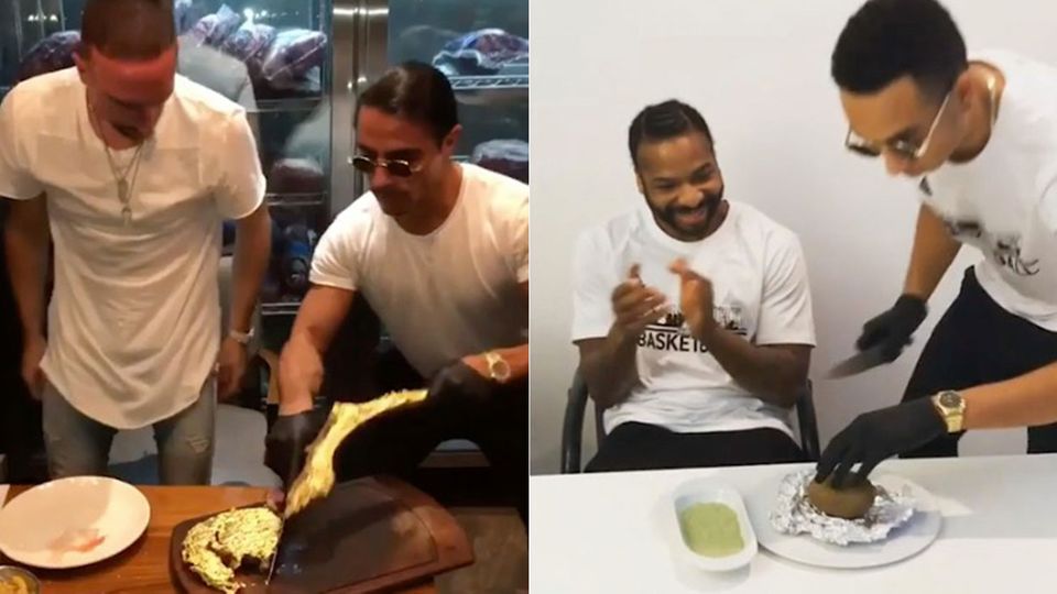 Witzige Parodie für guten Zweck: Nach Ribérys Prollsteak: Frankfurter Basketballteam veräppelt den Fußballer