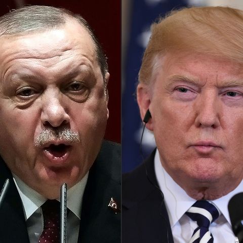 Donald Trump hat Erdogan mit scharfen Worten vor einer neuen Offensive gegen Kurdenkämpfer in Syrien gewarnt