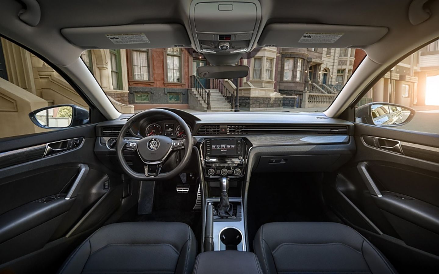 VW Passat USA 2020 - der Innenraum im bekannten VW-Look