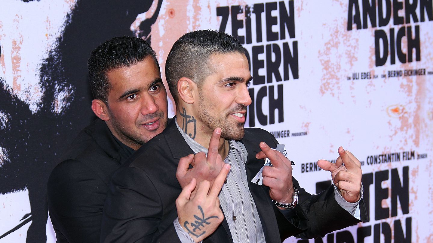 Bushido (r.) 2010 mit seinem damaligen Geschäftspartner Arafat Abou-Chaker 