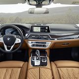Das weitgehend unveränderte Cockpit des BMW 7ers Jahrgang 2019