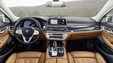 Das weitgehend unveränderte Cockpit des BMW 7ers Jahrgang 2019