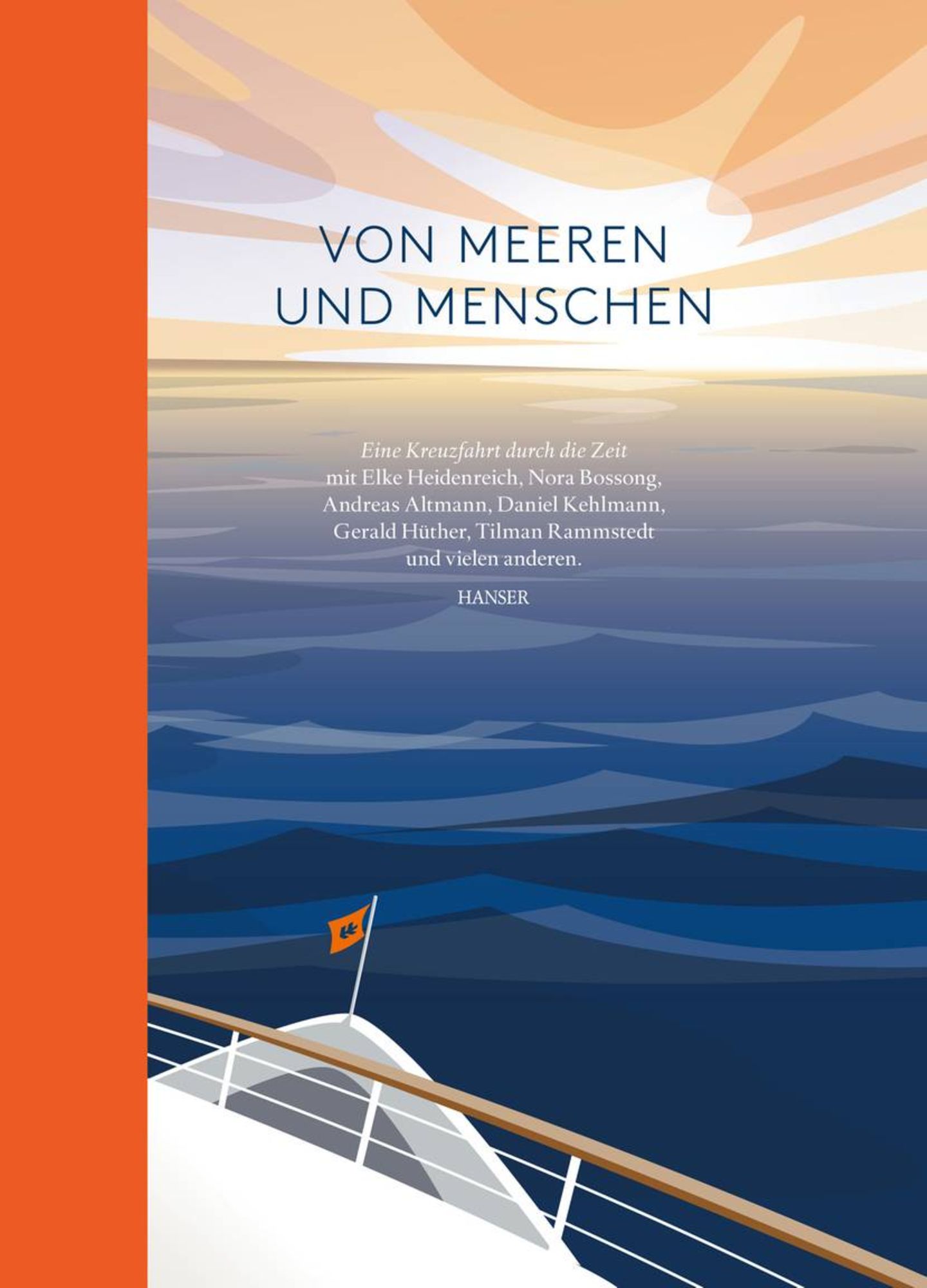 Die Seereisen-Anthologie  Die Anfänge der Kreuzfahrt reichen bis ins 19. Jahrhundert zurück: 1891 bricht die "Augusta Victoria" zu einer Mittelmeerreise auf. Mit diesem Datum beginnt die Entwicklung zur heute populären Reiseform. Diese und weitere Geschichten werden in dem bibliophilen Buch, das in enger Zusammenarbeit mit Hapag-Lloyd Cruises entstanden ist, erzählt. Dabei wechseln sich die informativen Texte von Susanne Wiborg mit literarischen Auszügen, Reportagen, Essays und Interviews zum Thema Kreuzfahrten ab. Dazu gehören Autoren wie Elke Heidenreich, Thomas Mann, Roald Dahl oder Jonathan Franzen. Ein Buch, das auf jede Kabine gehört  – oder auf den Nachttisch zu Hause.  "Von Meeren und Menschen". Erschienen im Hanser Verlag, Preis: 20 Euro.